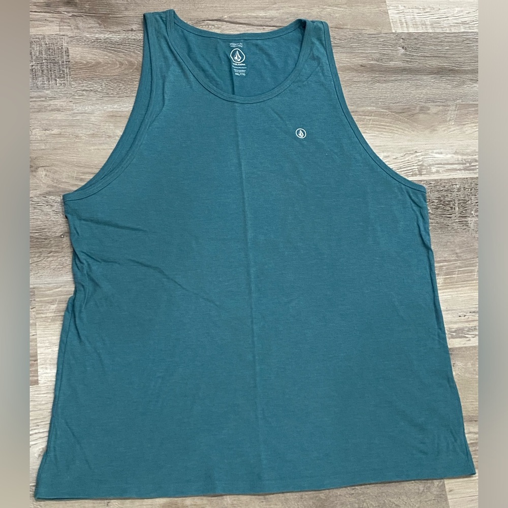 Volcom - Men’s - Solid Heather Tank - Stormy Blue - Size XXL